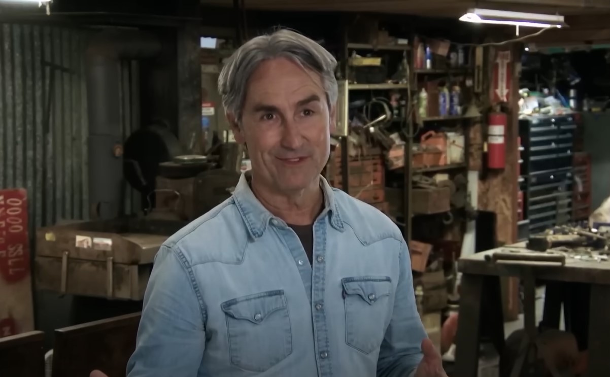 American Pickers Mike Wolfe Shows Off Latest Vintage Find to Awe of