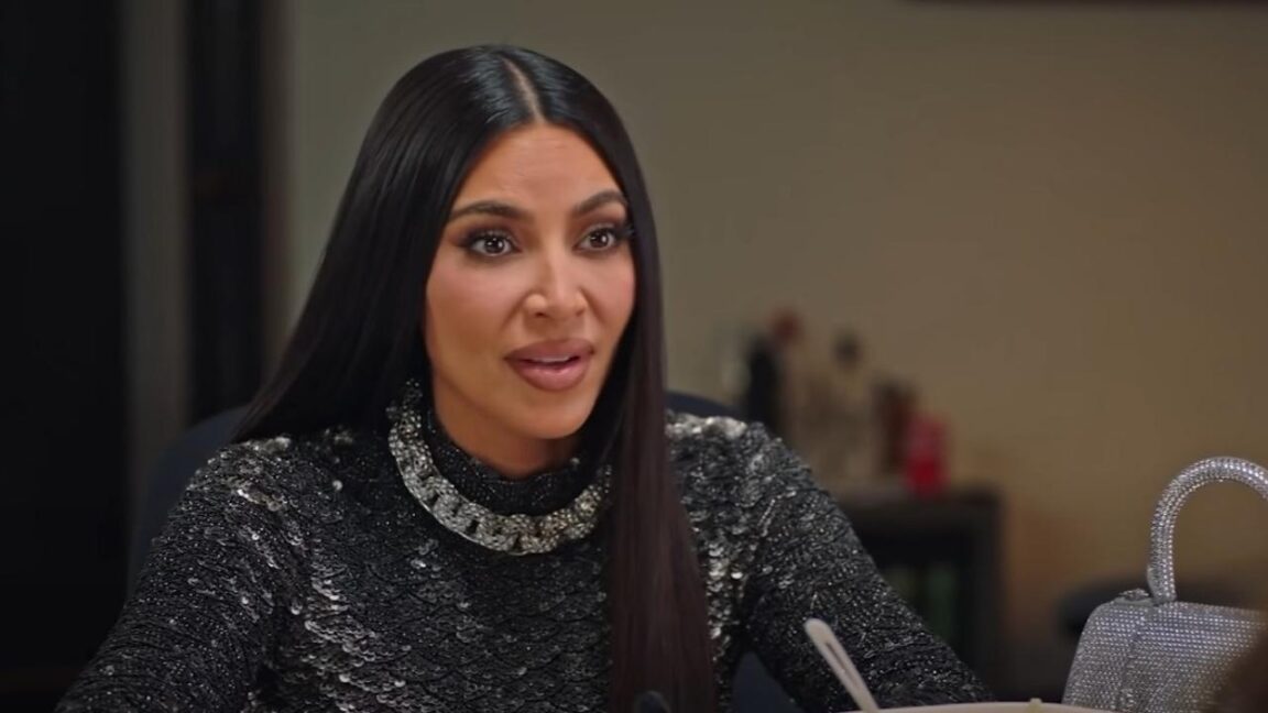 The Kardashians: Kim Kardashian Shines in Aquatic Blue Bikini