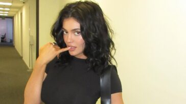 Kylie Jenner Heats Up Miami in Fiery Red